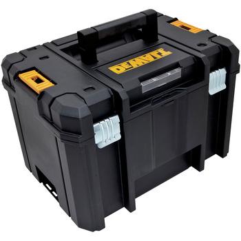 工具存储| Dewalt DWST17806 13英寸. x 17-1/4 in. x 11-7/8 in. TSTAK VI深储箱与平顶-黑色