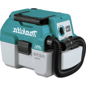 干湿真空| Makita XCV11Z 18V LXT锂离子无刷2加仑HEPA过滤器便携式干湿除尘器/真空(仅限工具)