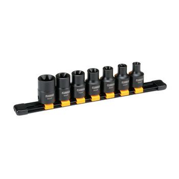 插座| Dewalt DWMT19260 7件内部Torx 1/2 in. 驱动冲击套筒套装